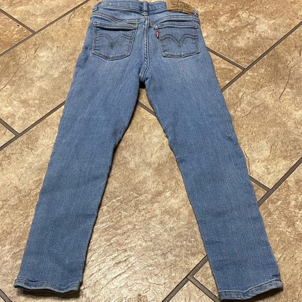 Kid’s Levi's Light Blue High Rise Size 6R Super Skinny Jeans Stretch Timeless